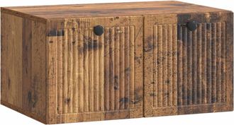 vidaXL Mueble Para Tv De Pared Madera Envejecida 59,5 X 41 X 30 Cm Vidaxl