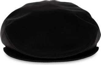 Dolce & Gabbana Zijden Flat Cap - Dames - Hoeden - Zwart - 58 CM - Polyester - Accessoires