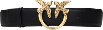 Pinko Pinko Damess Riem Zwart Leer