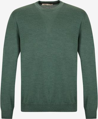 Maurizio Baldassari Pullover mit Rundhalsausschnitt aus Schurwolle und Kaschmir