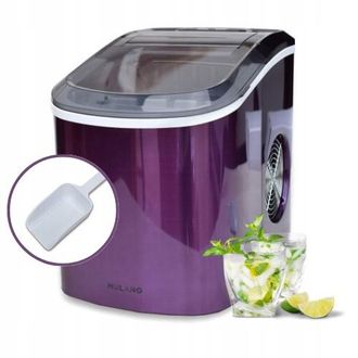 OEM M&aacute;quina De Cubitos De Hielo Mulano Lila. M&aacute;quina De Cubitos De Hielo Con Capacidad Para Hasta 15 Kg De Hielo Al D&iacute;a