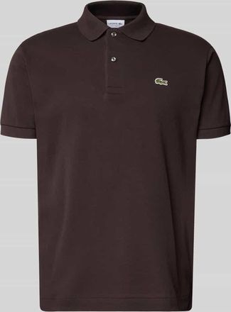 Lacoste Regular Fit Poloshirt aus reiner Baumwolle in Dunkelbraun, Gr&ouml;&szlig;e XXXL