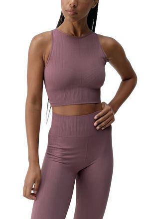 Born Living Yoga Nawal Medium Support Seamless Sport Top in Deep Rose at Nordstrom, Size Medium Eu