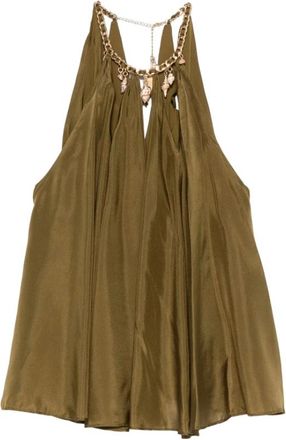 Zimmermann Dames, Tops, Groen, Maat: S Leer