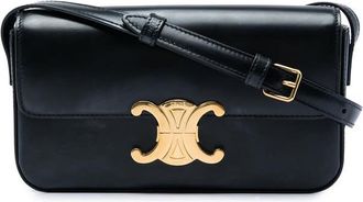 Celine Pre-owned Celine Shiny Calfskin Triomphe Claude Shoulder Bag Ladies 99GTPBN01DKL1IDD