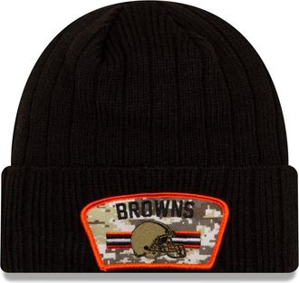 New Era NFL Salute to Service Knit Beanie Cleveland Browns - One Size