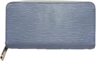 Louis Vuitton Epi Blue Long Wallet (Bi-Fold) (Pre-Owned)