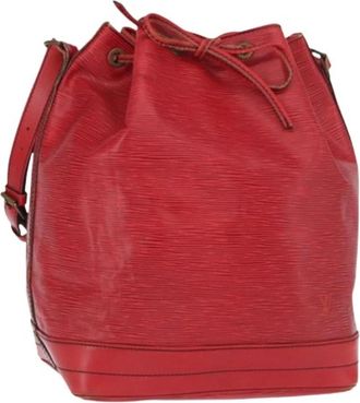 Louis Vuitton Pre-owned Vintage Bucket Bag - Dames - Vintage Tas - Rood - ONE Size - Leer - Vintage