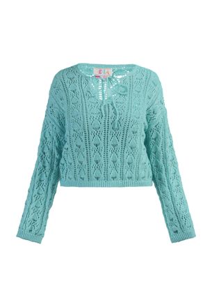 Izia Gebreide trui Dames turkoois