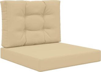 vidaXL Coj&iacute;n Para Sof&aacute; De Exterior Poli&eacute;ster Beige 60 X 60 Cm Vidaxl