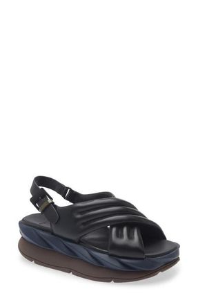 4CCCCees Mellow Mana Platform Slingback Sandal in Black at Nordstrom, Size 7.5Us