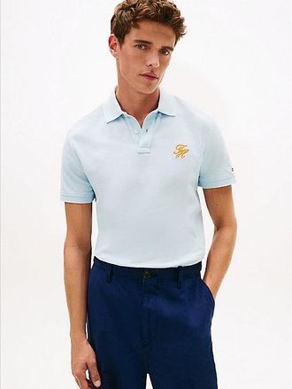 Tommy Hilfiger Regular Fit Logo Pique Polo Shirt