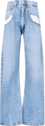 Maison Margiela Blue Four Stitches Straight-Leg Denim Jeans