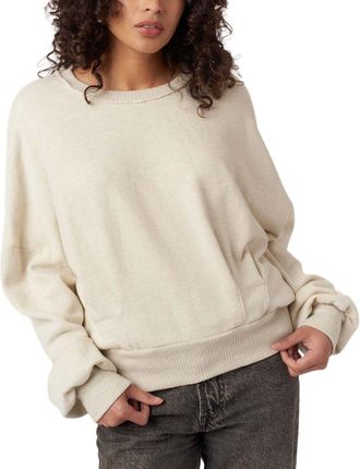 Project Social T Evie Pleated Crew Sweatshirt