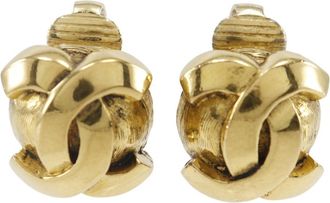 Chanel Plating Clip Earrings (Pre-Owned)