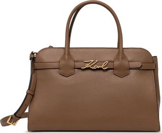 Karl Lagerfeld Borsa tote K/Signature - Marrone