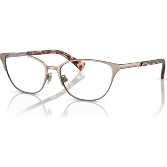 Ralph Lauren 54mm Cat Eye optical glasses in Gold at Nordstrom