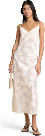 Onia Burnout Slip Dress in Cream at Nordstrom, Size Medium