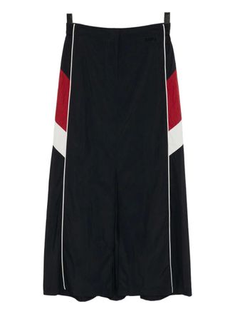 Juun.J tracksuit color block skirt - women - Nylon/Polyester - 34 - Blue