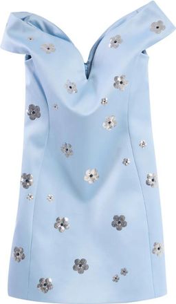 Marc Jacobs Daisy Sequin Versierde Jurk - Dames - Korte kleedjes - Blauw - S - Kleedjes