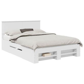 vidaXL Estructura De Cama 150 X 200 Cm Madera De Ingenier&iacute;a Vidaxl