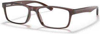 Sferoflex 56mm Rectangle optical glasses in Brown at Nordstrom