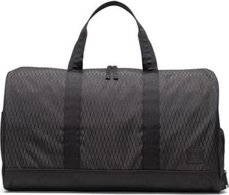 Herschel Novel Recycled Polyester Duffle Bag in Black Diamond/black at Nordstrom
