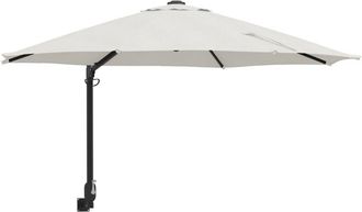 vidaXL Parasol de jardín Beige y Negro 248 x 248 x 148 cm vidaXL