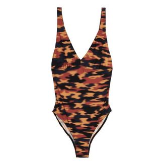 Dries Van Noten Multicolor Polyester One-Piece Womens Swimsuit