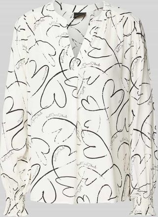 s.Oliver Black Label Relaxed Fit Hemdbluse aus reiner Viskose in Weiss, Gr&ouml;&szlig;e 34