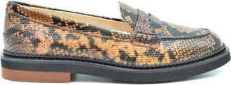 Tod's Multicolor leren mocassins - Dames - Loafers - Veelkleurig - 35 EU - Leer - Schoenen