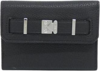 Louis Vuitton Tweedehands leren portemonnees - Dames - Vintage Accessoires - Zwart - ONE Size - Vintage