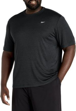 Reebok Big & Tall ID Train Melange Performance Tee in Black at Nordstrom, Size 3X Big