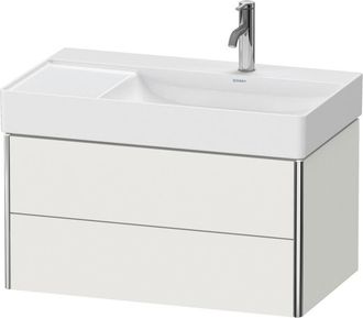Duravit Xsquare Mueble De Ba&ntilde;o De Pared 78,4x46,0 Cm, 2 Cajones, - Duravit