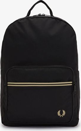 Fred Perry Mens Backpack in Black Nylon - One Size