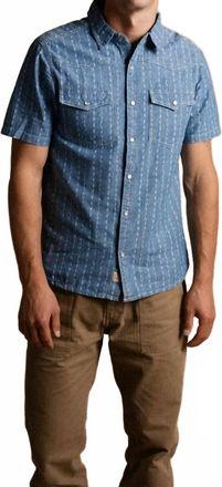 Iron And Resin Valley Short Sleeve Shirt In Blue