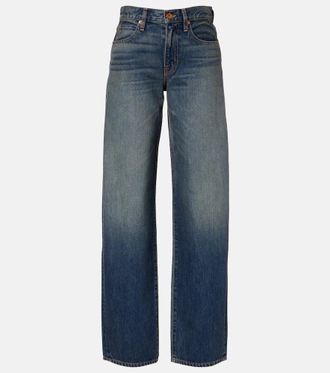 Slvrlake Denim Tess faded wide-leg jeans