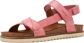 Taos Footwear Sideways Womens Sandals Rosette : EU 41 (US Womens 10-10.5) M, Leather