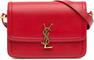 Saint Laurent Pre-owned Womens Loulou Small Ysl Shoulder Bag - Poppy Leather - One Size