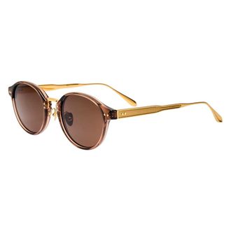 Linda Farrow Sunglasses, unisex, Brown, Size: 49 MM LFL