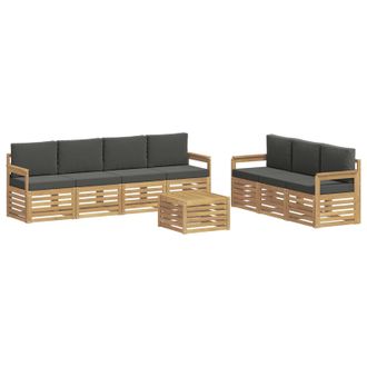 vidaXL Juegos De Sof&aacute;s Madera De Acacia S&oacute;lida Vidaxl