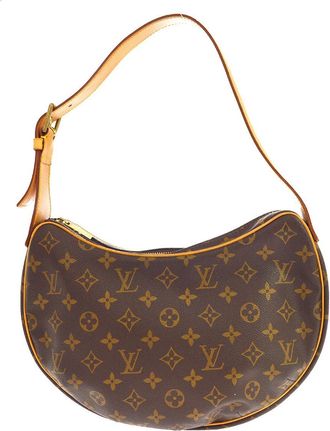 Louis Vuitton Croissant Monogram Canvas Brown Canvas Handbag (Pre-Owned)