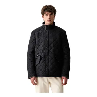 Barbour Powell Quilted Jacket - Heren - Jassen - Blauw - Maat: M Fleece