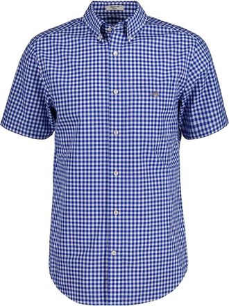 GANT gingham shirt - men - Cotton - L - Blue