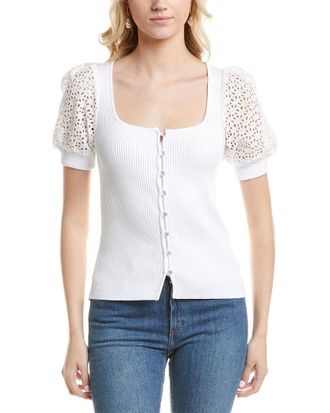 Design History Mixed Media Sweater