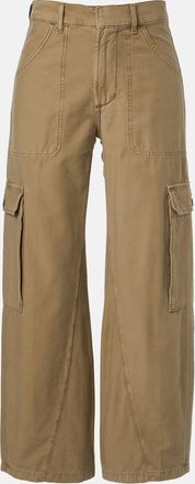 Citizens Of Humanity Thassos cropped cotton twill cargo pants