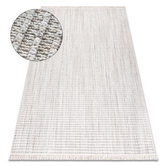 RugsX Tappeto Nano Fh72a Melange, Loop, Tessuto Piatto Grigio Grey 140x190 Cm