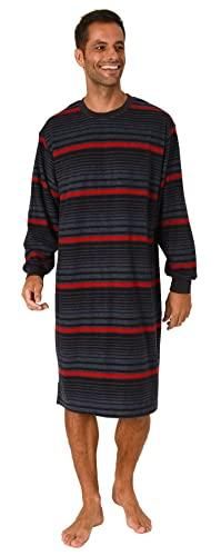 Ekouaer Chemise de nuit longue pour femme, col en V, manches longues, vêtements de nuit décontractés, tailles S à 3XL, gris foncé, S
