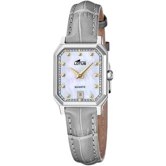 Lotus Roestvrijstalen horloge - Dames - Horloges - Grijs - ONE Size - Accessoires