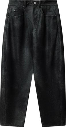Isabel Marant Wijde broek - Dames - Broeken - Zwart - M - Broeken